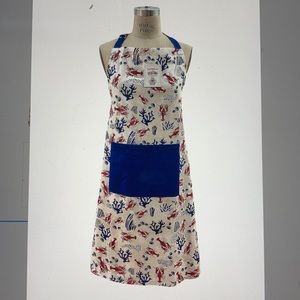 Mod Lifestyles Lobster print apron NWT